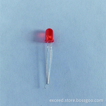 4.5mm Red Oval LED Lamp